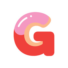 Colorful Abstract Letter G Design.