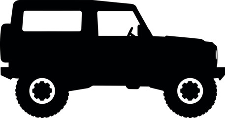 Off road suv silhouette adventure vehicle icon © Collect Silhouettes