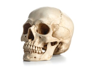 Naklejka premium Detailed anatomical skull