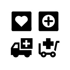 Obraz premium Green glossy vector shopping cart icon set with shadow