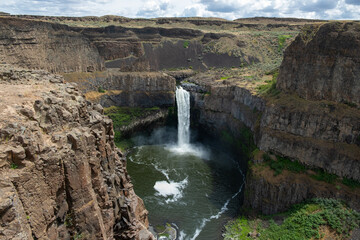 waterfall in the canyon