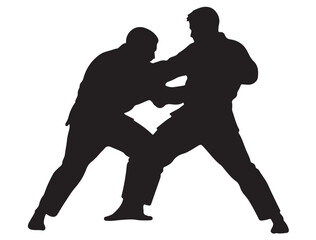 BRAZILIAN JIU JITSU SILHOUETTE
