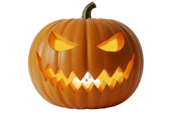 Glowing Jack-O'-Lantern: Eerie and Festive Halloween Classic