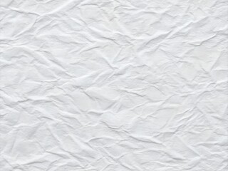Obraz premium White crumpled paper texture background