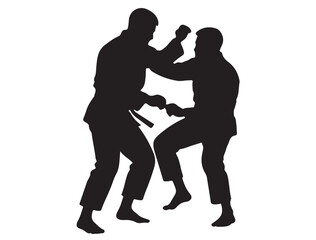 BRAZILIAN JIU JITSU SILHOUETTE