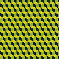pattern with cubes