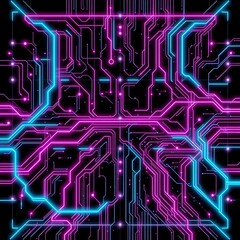abstract circuit board