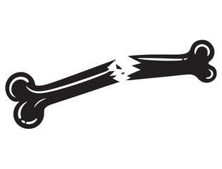 BROKEN BONE SILHOUETTE