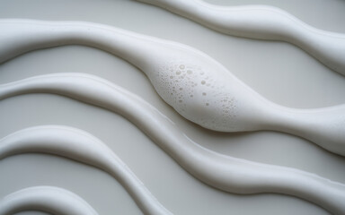 Foamy white wave pattern