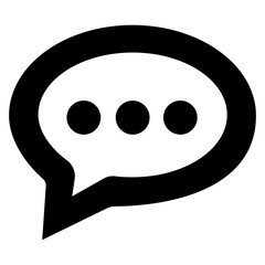 Chat Message Icon , Chat speech bubble, Social media message. Vector illustration !