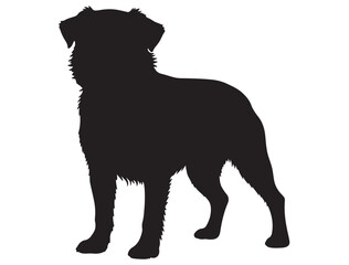 BRUSSELS GRIFFON DOG SILHOUETTE
