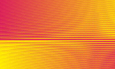 Vibrant Abstract Horizon with Radiant Pink and Yellow Perspective Lines