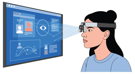 Advanced human computer interaction through eye tracking technology for enhanced user experience and data analysis