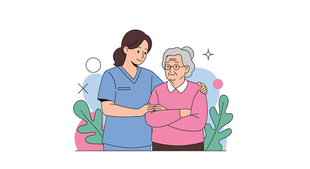 Providing compassionate care and support for elderly individuals with dignity and respect