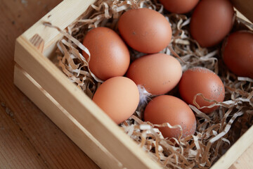 eggs in a basket