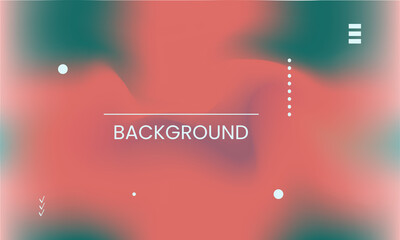 Abstract Gradient Background with Geometric Accents in Coral and Teal Hues