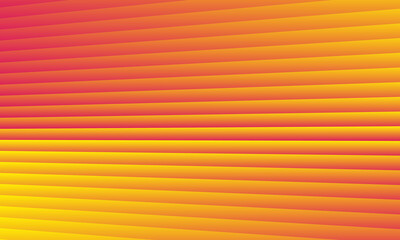 Radiant Sunset Gradient Stripes Creating a Dynamic 3D Perspective