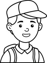 flat character student avatars for back to school