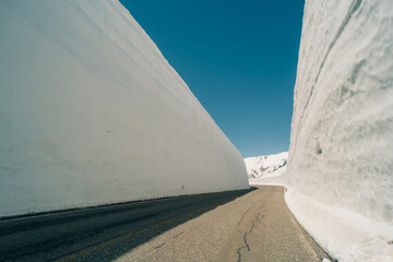 Yuki-no-Otani , Snow Wall in Tateyama, Nakaniikawa, Toyama, Japan