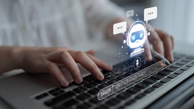 AI assistant with voice chat interface, combining smart chatbot, voice command, and AI-powered control search tools. Agentic AI assistant helps users search and chat naturally. Spline