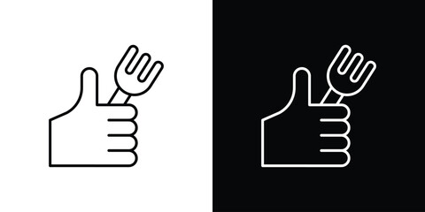 Good food icon set,vector and illustration