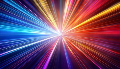 abstract background with colorful rays