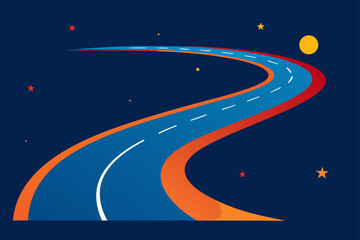 road to the moon