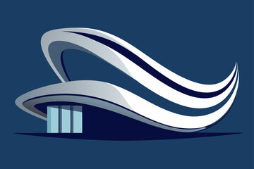 vector illustration of a greek island
