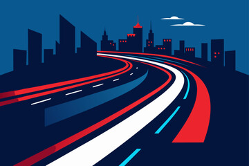 road in the city