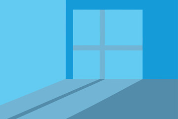 empty room with a window