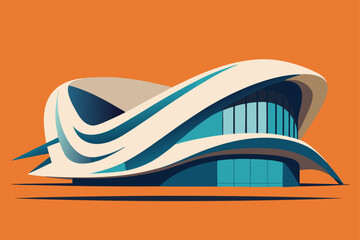 vector illustration of a boat
