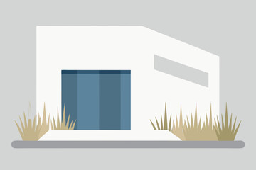 3d render of a modern building
