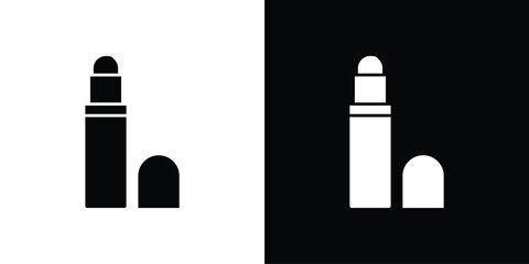 Concealer icon silhouette set. vector pictograms for ui