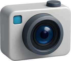 3D Camera Icon – Minimalist Render