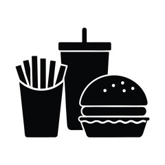 fast food set of vector design 