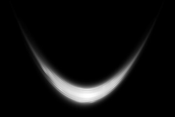 white smoke lens flare curve light