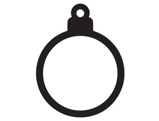 CHRISTMAS BALL SILHOUETTE 