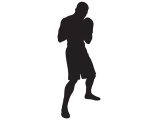 MALE BOXER SILHOUETTE