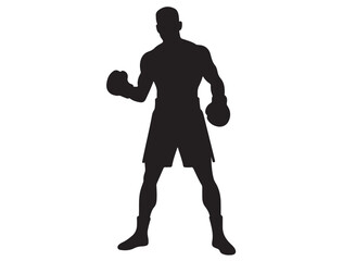 MALE BOXER SILHOUETTE
