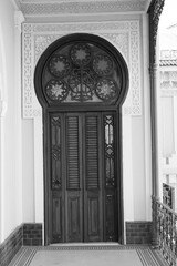 Old colorful Cuban door