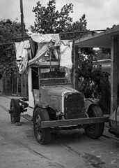 old abandoned car