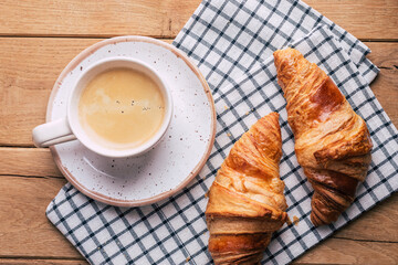 Fresh croissants