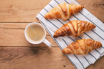 Fresh croissants