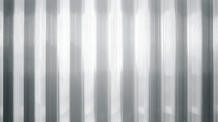 Vertically aligned stripes in shades of gray and white create a textured background