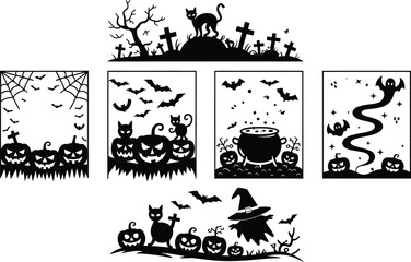 set of vector elements for design