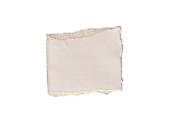 Piece of gray paper tear 
