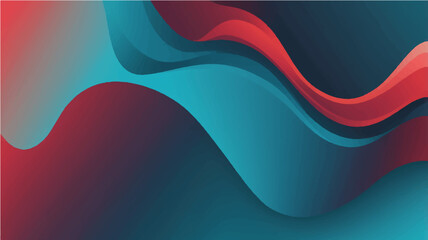 Abstract blue wave background with flowing lines and digital water design
