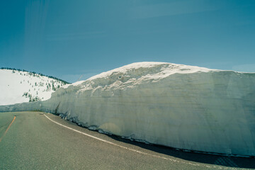Yuki-no-Otani , Snow Wall in Tateyama, Nakaniikawa, Toyama, Japan