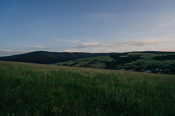 Amazing nature Strání, Czechia, Strání is a municipality and village in Uherské Hradiště District in the Zlín Region of the Czech Republic. Velká Javořina is a mountain massif.