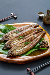 国産ウナギの白焼き